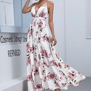 NWOT Floral Maxi Dress